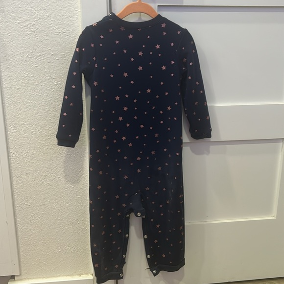 Peyton & Parker Navy Star Jumpsuit Size 12-18m - Picture 1 of 6
